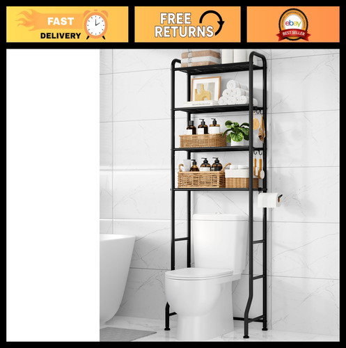 Space saving over - space-saving, toilet