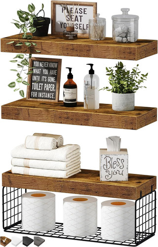 Bathroom shelves over - over, toilet