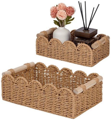 Scalloped toilet paper storage - scalloped,