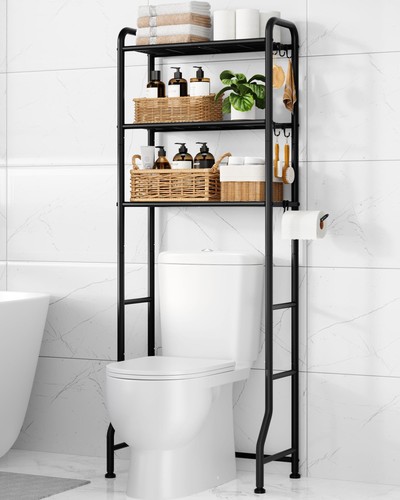 Over toilet storage - toilet, rack
