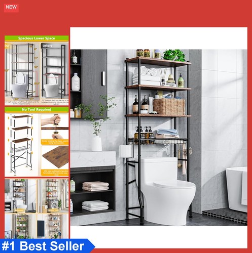 Over toilet storage shelf - storage, 4
