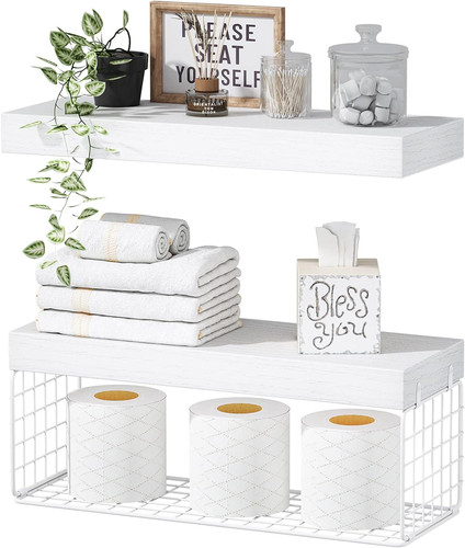2pcs white bathroom - 16",